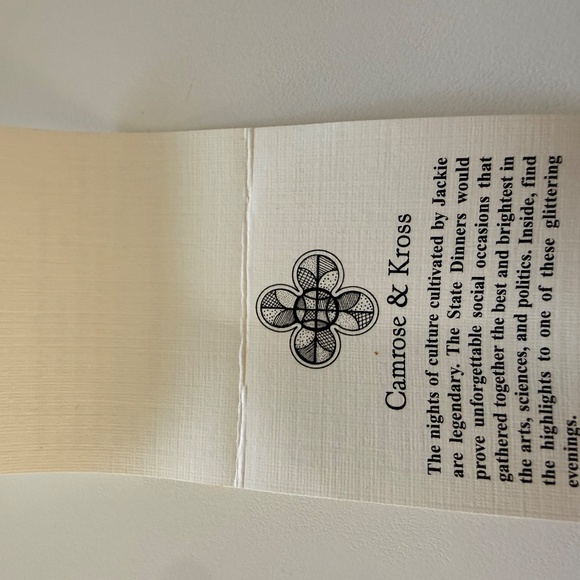 Camrose & Kross Jacqueline Kennedy Paper Clip Bracelet 24K Gold Plated with Crys - Picture 7 of 10